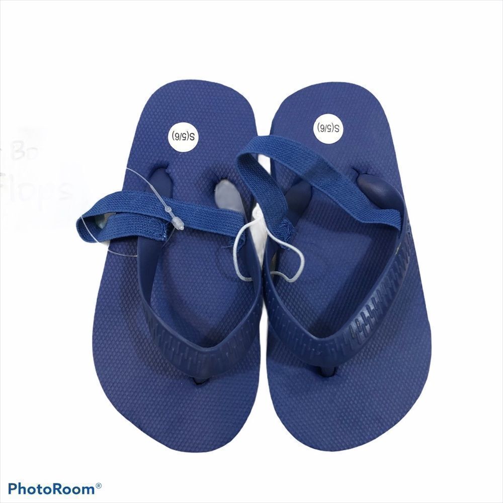 Brand New Toddler Boys Blue Flip‎ Flops with Strap